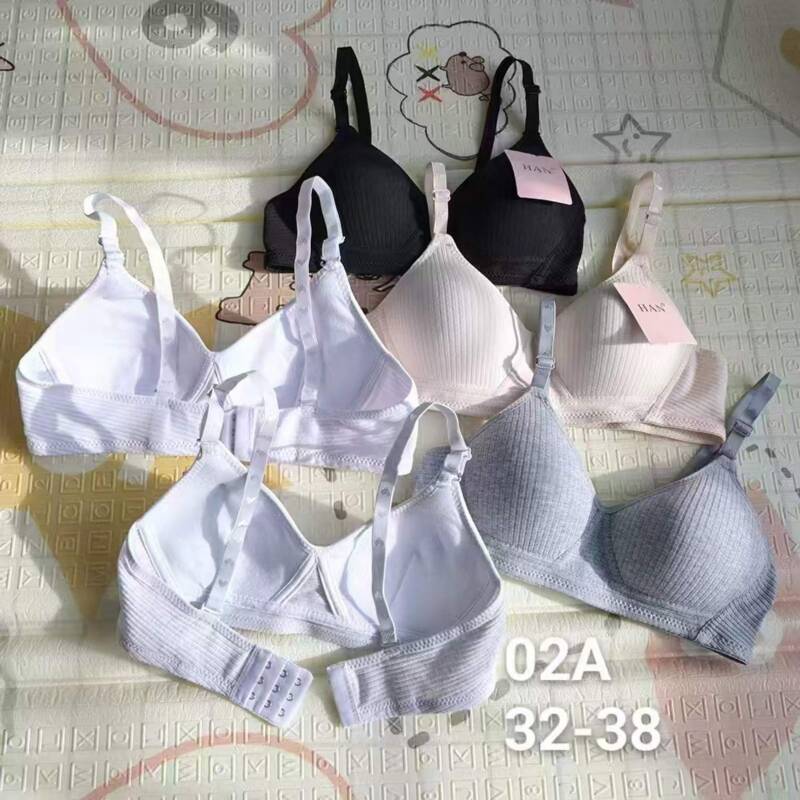 Biustonosze damskie Roz A, 1 kolor Paczka 6 szt